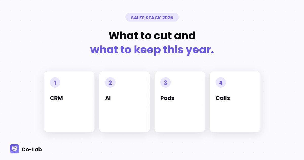 The 2026 Sales Tools Audit: What to Cut, What to Keep